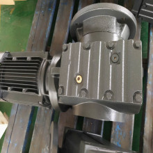 减速机图片尺寸选型手册下载_SAF47斜齿轮蜗轮蜗杆减速机