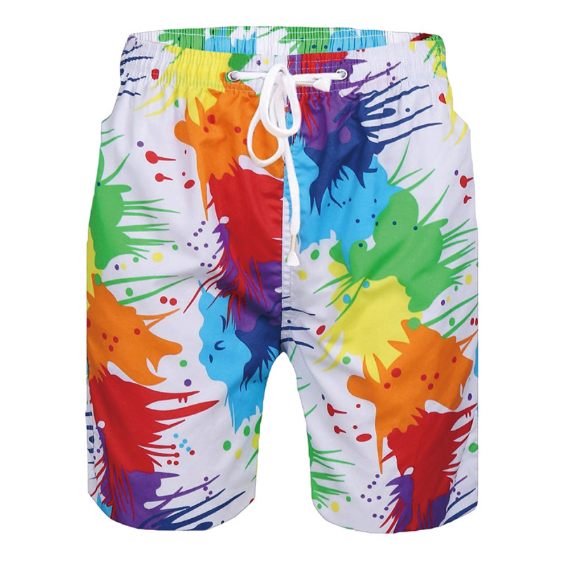2022新款男式沙滩裤外贸跨境热卖休闲短裤章鱼大码运动裤