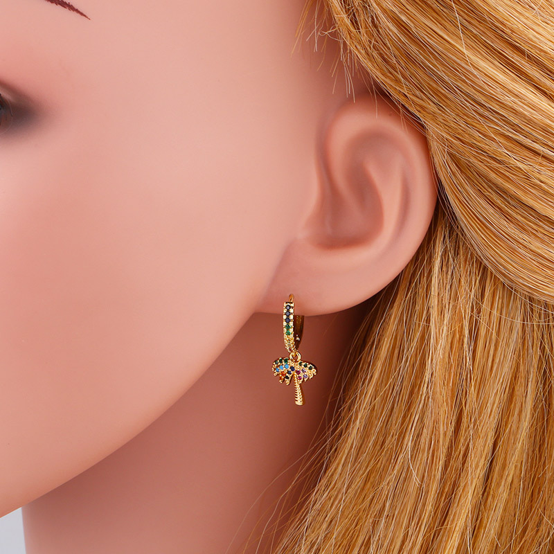 Exaggerated Earrings With Diamonds Marine Fish Coco Earrings Earrings Women display picture 8