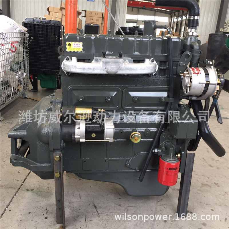 潍坊潍坊华东4100 4102手动挡小铲车发动机 HDWZG-47装载机柴油机