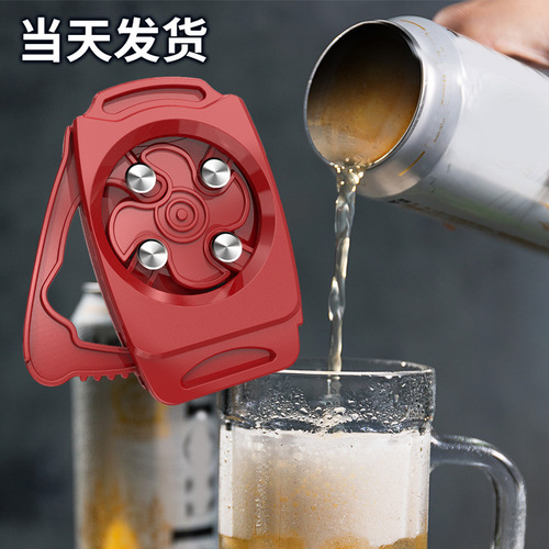 Corkscrew Can Opener Stainless Steel Multi-functional Creative Beverage Beer Tool Bottle Opener Can Opener