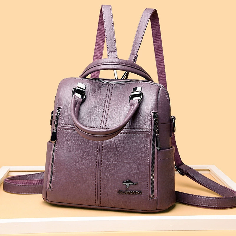 Bukapi Brand Backpack for Travel - Daypack, 2020 Edition, in Red, Purple, Blue, Black, or Yellow-Brown