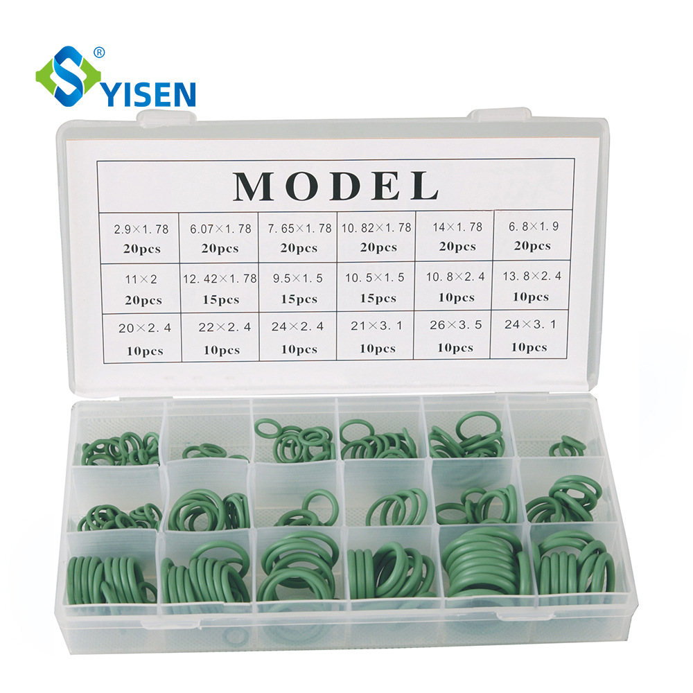 厂家绿色NBR材质密封圈O型密封圈防高温垫圈汽车维修工具