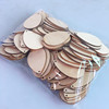 Laser cutting logs DIY slice water drops round wood slices with holes