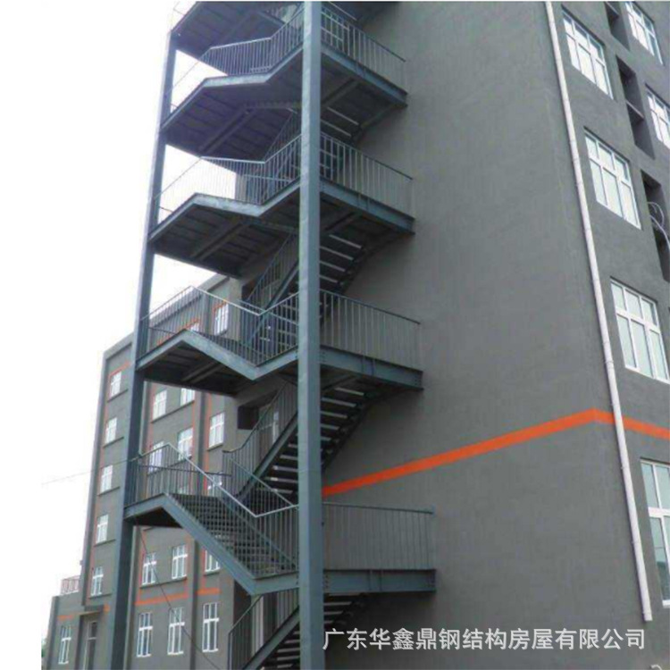 户外钢结构楼梯制作设计室内钢结构楼梯钢结构消防楼梯搭建-阿里巴巴