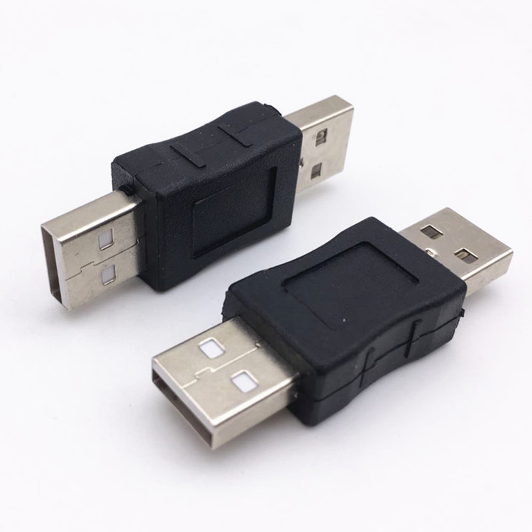 USB2.0转接公头 双公接口 电脑USB公对公连接头USB对接头线A/A-阿里巴巴