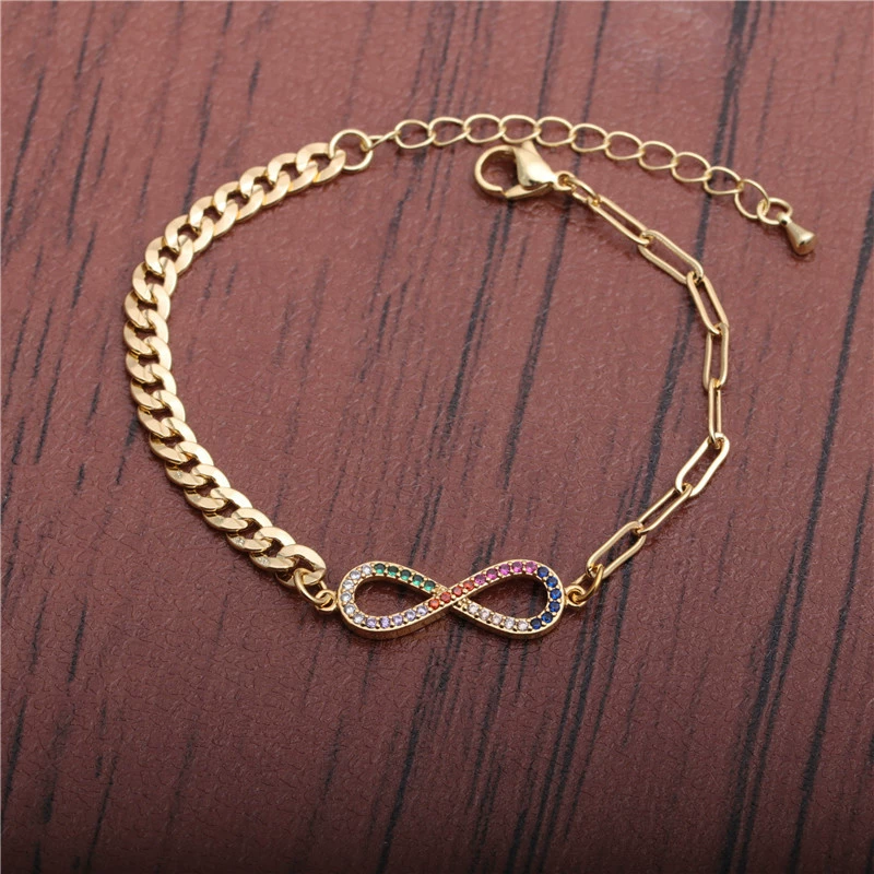 (Cross-border trading), jewelry, accessory hip-hop style, bracelet with zircon, punk style, European style, micro incrustation