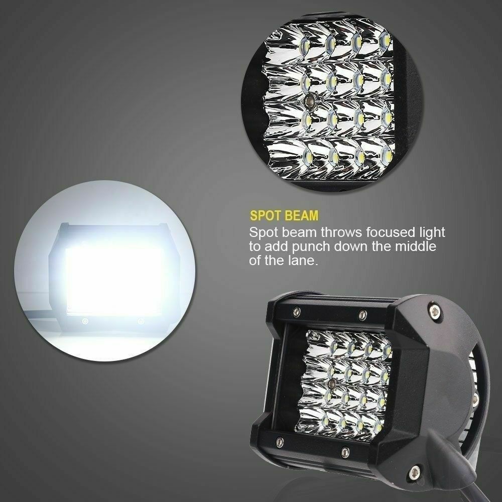 Transfronterizo 4 pulgadas 4 pulgadas 4 filas de 200w lámpara de trabajo de lámpara de barra condensada para automóviles todoterreno
