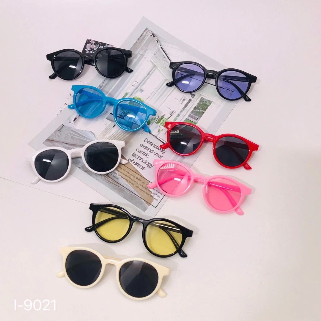 New children's elliptical sunglasses plastic box street shooting…