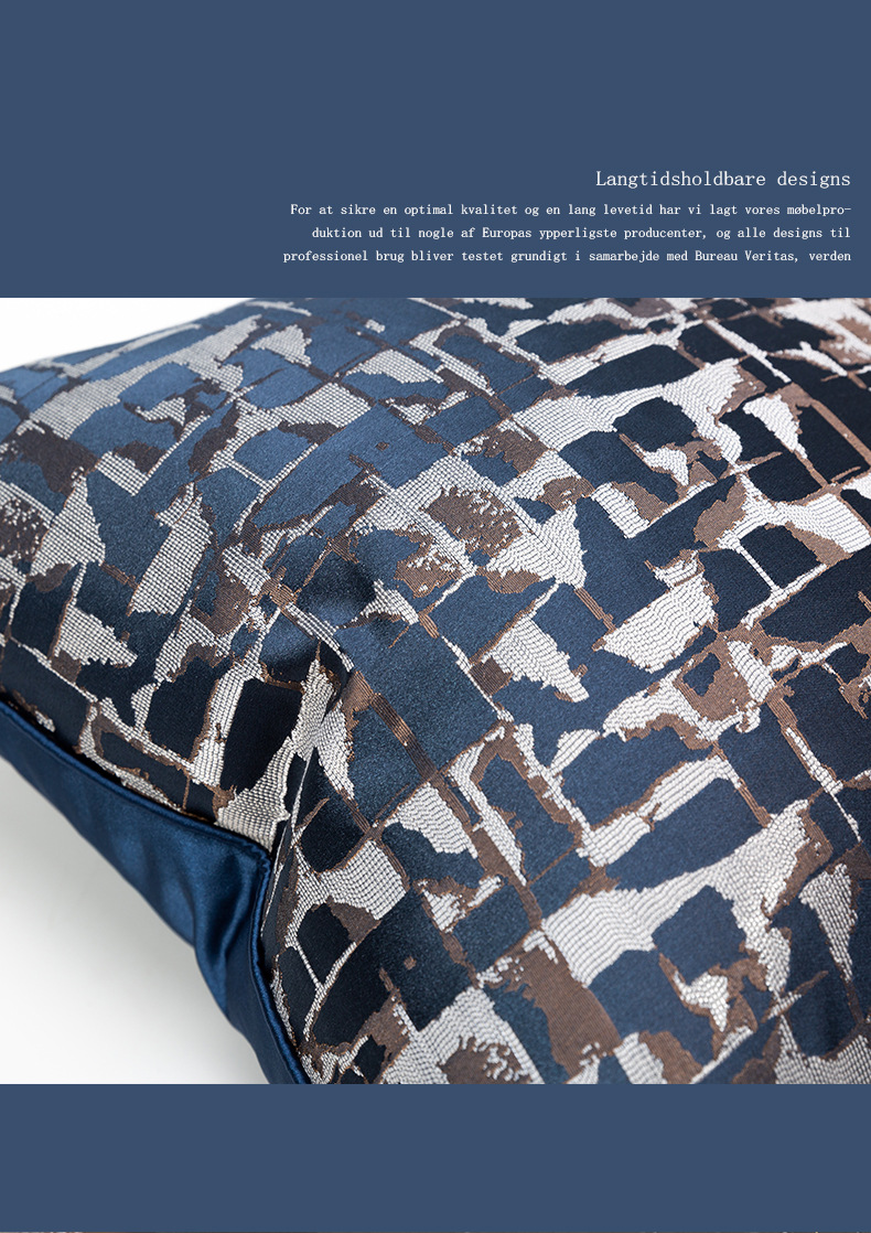moda treliça luz luxo capa de almofada alta qualidade jacquard fronha sofá cama decoração para casa encosto capa