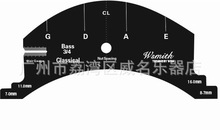 倍大中小提琴乐器制作工具削码模板 琴码模板磨具 装配制琴工具