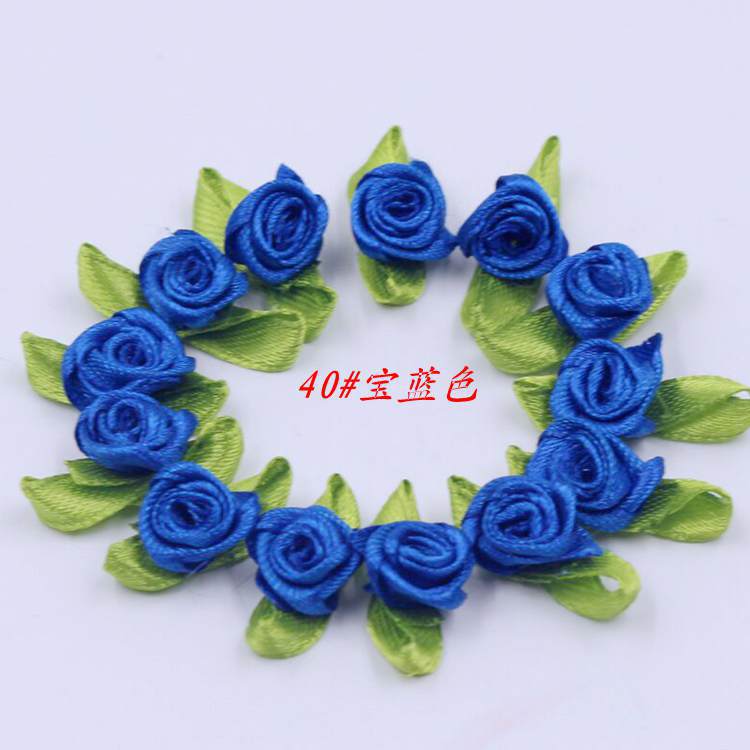 Pequeña cinta Rosa ropa para niños accesorios de juguete en stock diy1.5cm pequeña flor Rosa