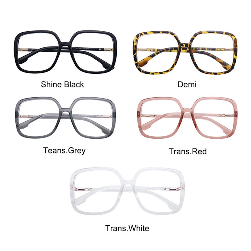 Retro square thick frame glasses for women ins with big face and slimming without makeup artifact internet celebrity Korean version myopia frame Z1334