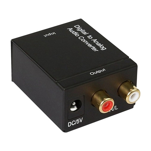 Wholesale digital to analog audio fiber optic coaxial AV TV audio converter