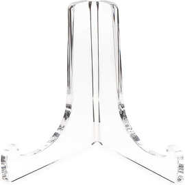 东莞厂家定制亚克力展示盘架多功能奖牌瓷盘托架透明画架支架