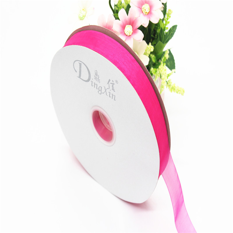 어린이 헤어 액세서리 2.5CM 스노우 원사 한국 투명 원사 리본 선물 상자 포장 벨트 수제 DIY 헤어 리본 액세서리