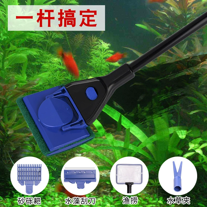 Инструмент для очистки аквариума с длинной ручкой щетка для аквариума щетка для очистки стекла Щетка для аквариума с длинной ручкой щетка для аквариума с длинным стержнем