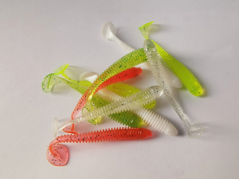 Bulk Paddle Tail Lures Soft Baits Bass Trout Fresh Water Fishing Lure