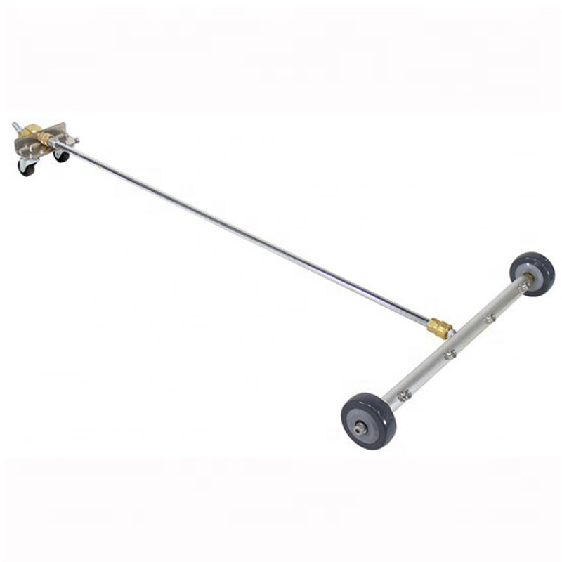 高压清洗喷头不锈钢汽车底盘清洗机带轮4喷嘴设备水扫帚