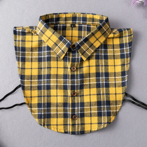 Fake collar Detachable Blouse Dickey Collar False Collar Plaid Shirt fake collar children sweater sweater collar