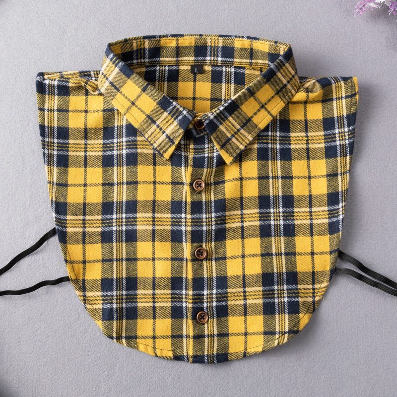 Fake collar Detachable Blouse Dickey Collar False Collar Plaid Shirt fake collar children sweater sweater collar