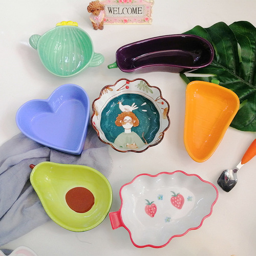 Wholesale ceramic pet dog bowls, cat bowls, radish rabbit bowls, dog food bowls, cat and dog supplies, teddy food bowls and rice bowls