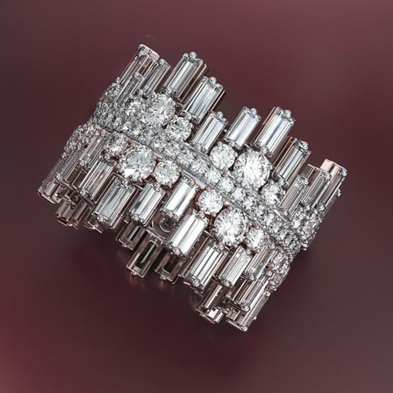 Nouvelle Bague En Zircon De Cuivre Irrégulière Bijoux Pour Femmes De Luxe Européennes Et Américaines display picture 4