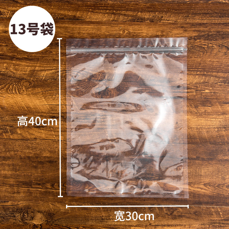 Bolsa ziplock de fruta seca de alta transparencia, bolsa de plástico sellada, bolsa ziplock, embalaje de alimentos, bolsa de huesos, fábrica al por mayor