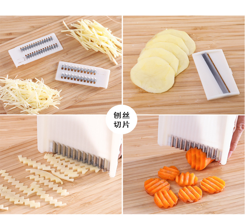 家用多功能切菜器厨房用品切菜切片器套装刨丝擦丝器切土豆丝神器