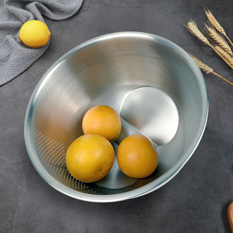 出口日本 异型不锈钢淘米器304淘米盆淘米篮沥水篮多功能厂家直供|ms