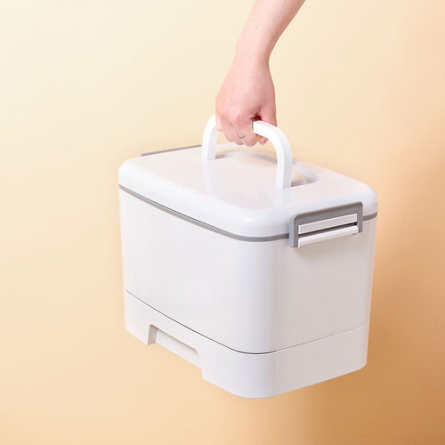 Manufacturer wholesale double-layer storage medicine box large household plastic emergency medicine box portable medicine storage box