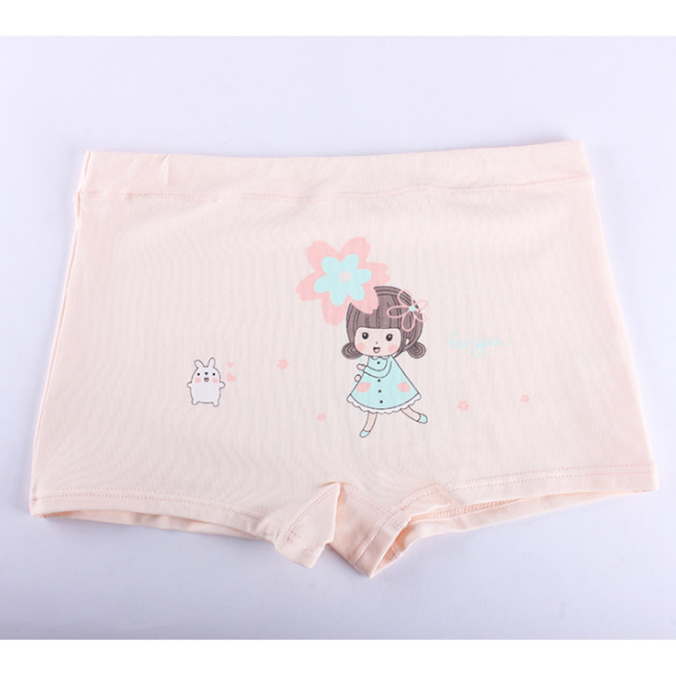 儿童内裤女童内穿平角小裤衩女童宝宝卡通短裤舒适透气小女孩内裤|ru