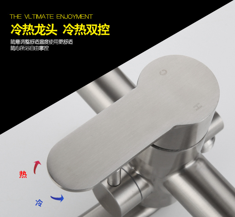 304 stainless steel embedded extended spout kitchen faucet set, pressurized spray gun bathroom multi-functional faucet undefined