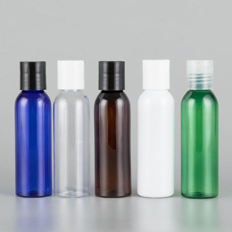 60ml圆肩瓶配千秋盖 化妆品包装纯露水乳液免洗洗手液分装pet空瓶