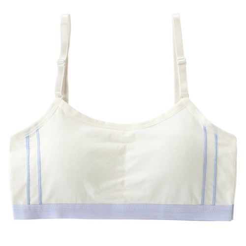 Girls suspender underwear female students thin pure cotton high school students development period junior high school students adolescence comfortable and breathable