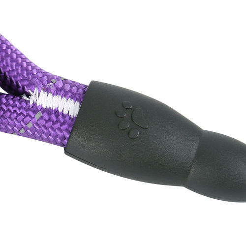 Cross-border reflective nylon round rope dog leash pet supplies large dog braided rope explosion-proof dog leash