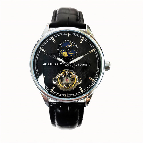 Automatic Men's Watch with Waterproof Strap - Augulas Mechanical Watch, New Leisure Sports Watch, One Piece Shipping