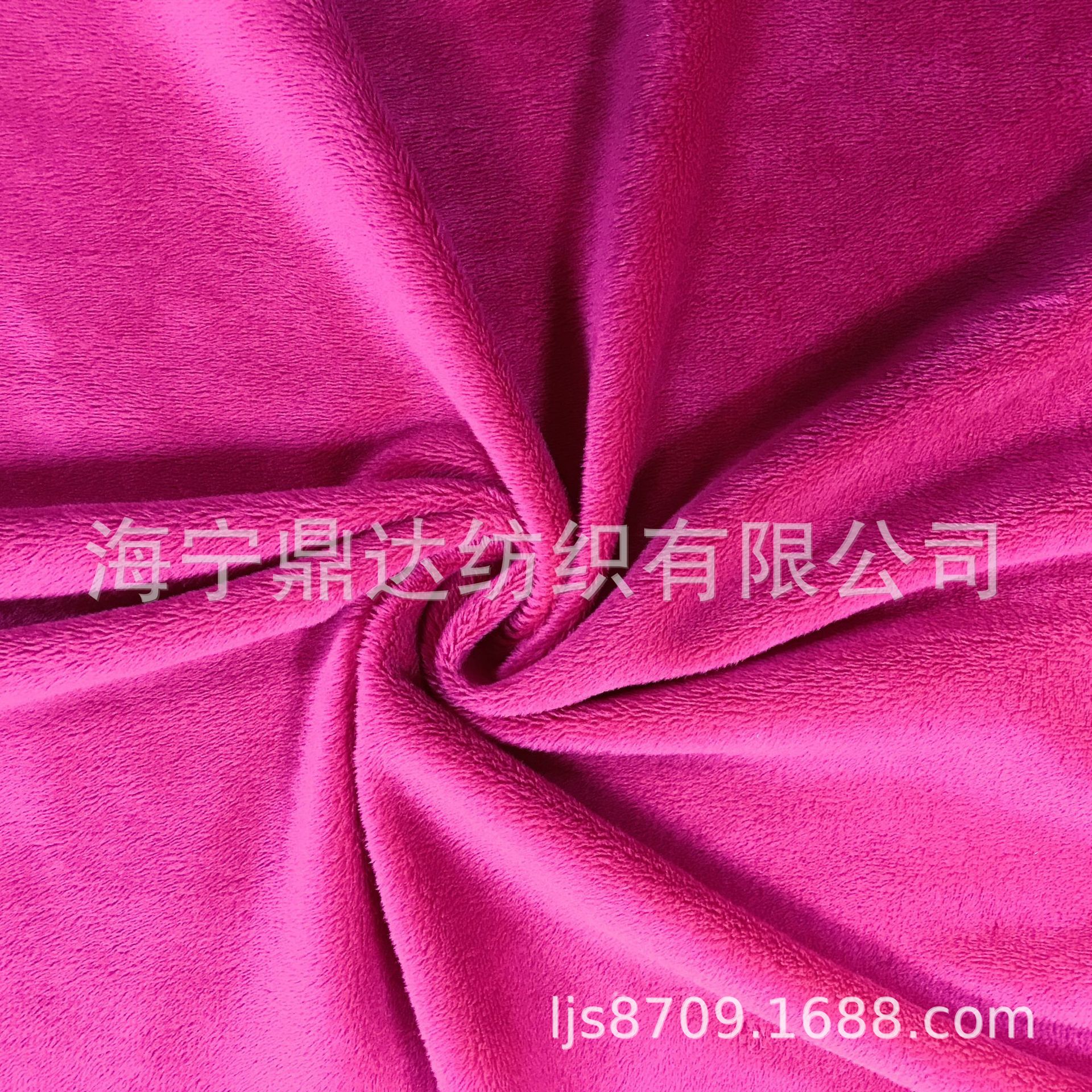 2.8米宽幅仿超柔短毛绒刷花毛毯子面料儿童毛毯面料3.0米毯子面料