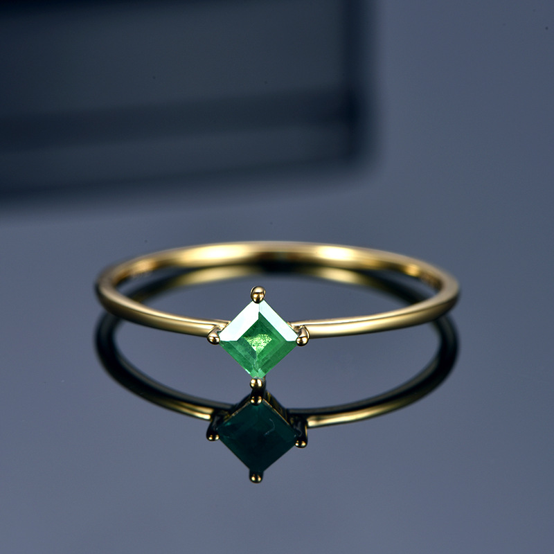 Fashion Round Water Droplets Copper Plating Artificial Rhinestones Open Ring 1 Piece