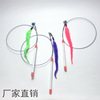 goods in stock wholesale Cross border Selling Toys Bar high Toughness Double color Feather steel wire Cat teaser stick Manufactor Direct selling