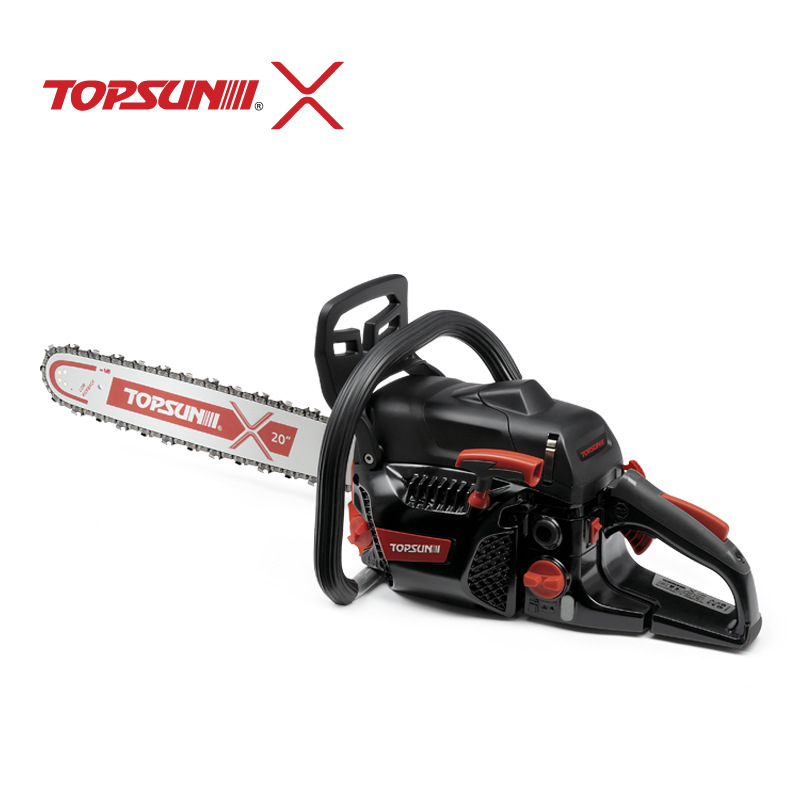 中堅Topsun油鋸XCS5950伐木鋸大功率多功能家用便攜汽油鋸2.4KW