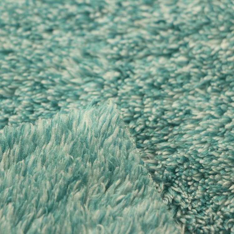 阳离子睡衣浴袍毛毯面料涤阳仿羊羔绒布双面阳离子梳棉绒舒棉绒布