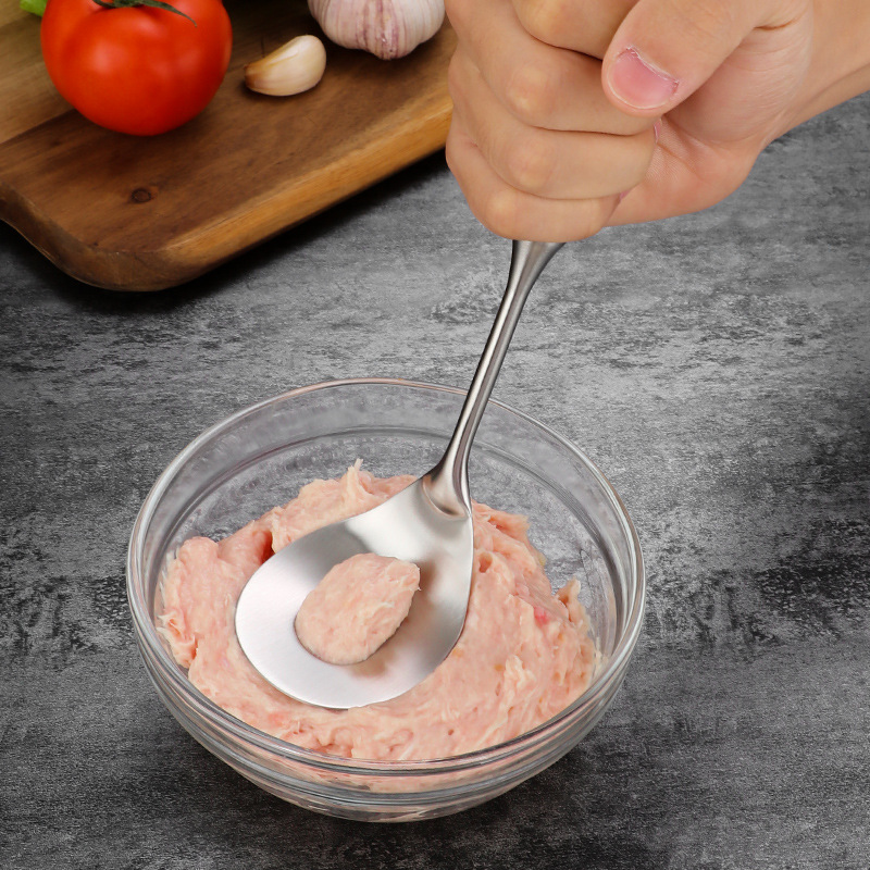 kitchen Hand pressure Meatball Maker Stainless steel Lean meat pill mould Ball Gadgets