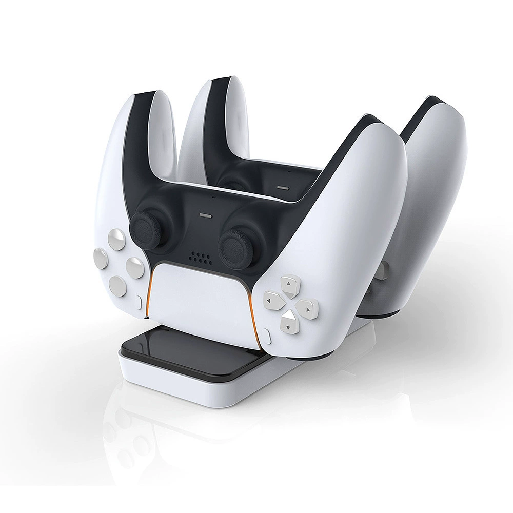 P5 рукоятка двойной зарядки беспроводная база зарядки PS5 геймпад двойное место зарядки контактный конвертер головка