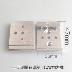 35mm rail clip fastener DIN rail clip 20MM width switch clip C-type aluminum alloy clip