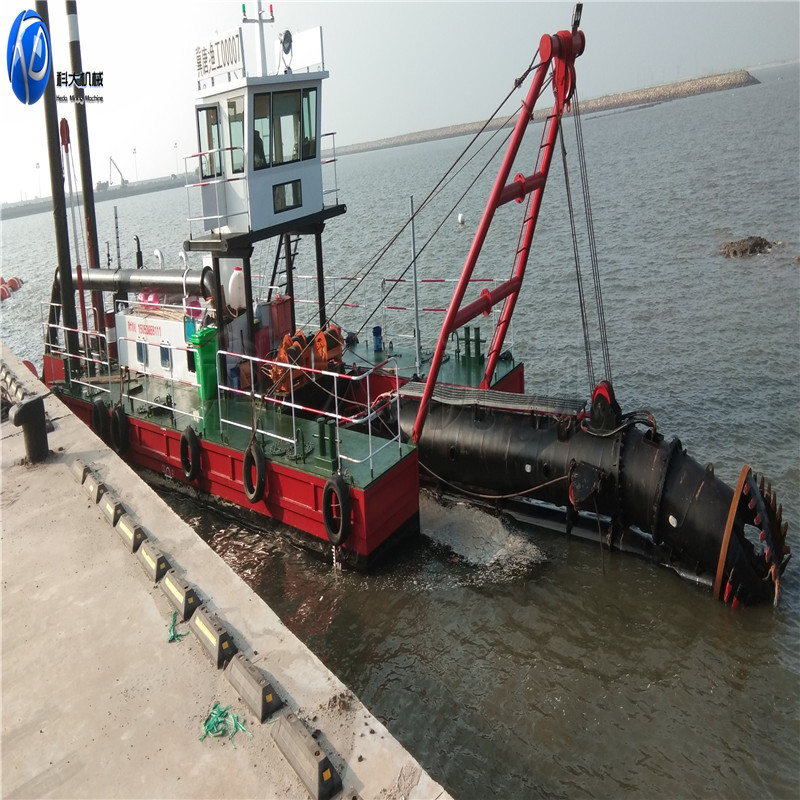 青州科大绞吸式挖泥船 河南清淤挖泥船 码头疏浚机械设备配件