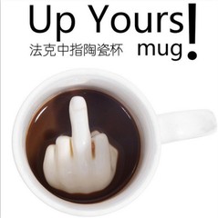Factory Direct Selling Creative Finger Cup Fak Cup Ceramic Cup Cup Middle Finger Cup Fuck Cup Coffee Cup