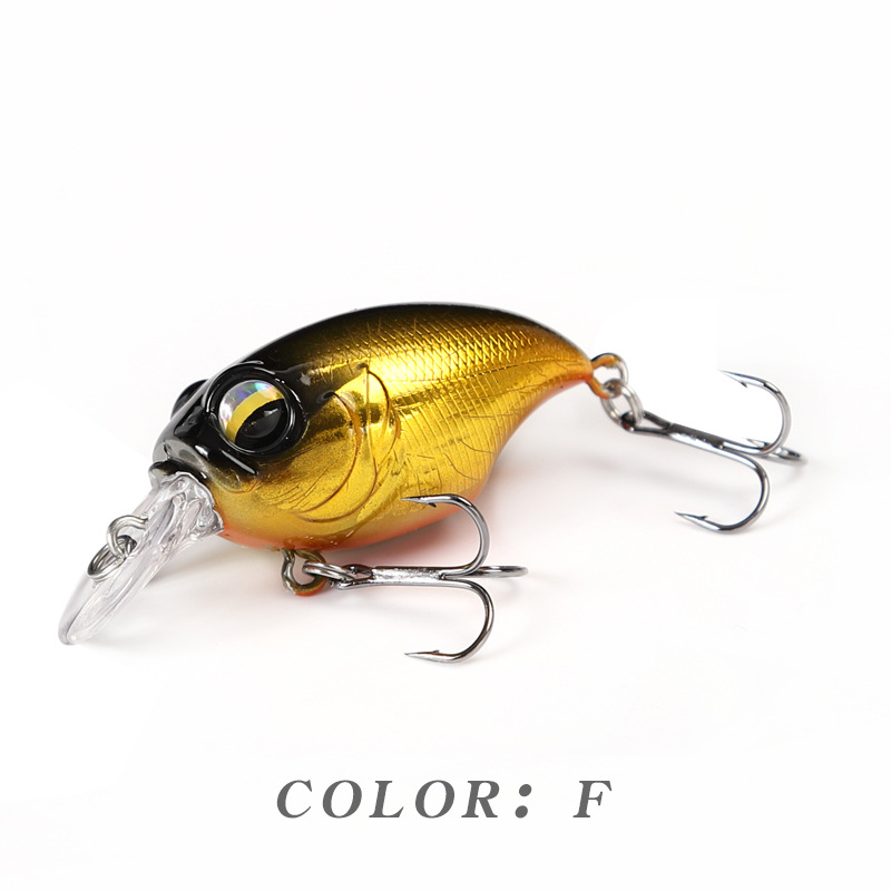 Small Shallow Diving Crankbaits Hard Plastic Minnow Baits Fresh Water Bass Swimbait Tackle Gear