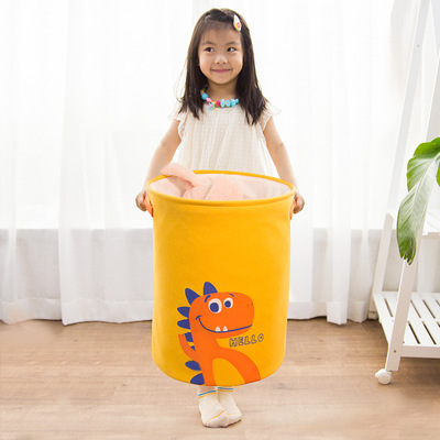 厂家批发脏衣篮束口布艺收纳篮折叠卡通洗衣篮玩具收纳篮脏衣篮|ms