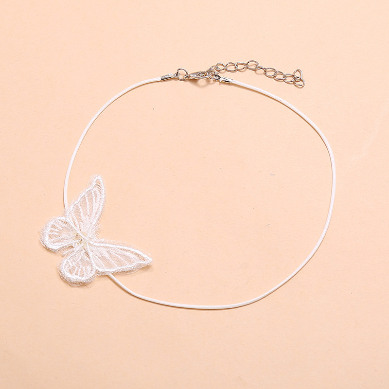 Fashion Simple Lace Butterfly Choker display picture 3